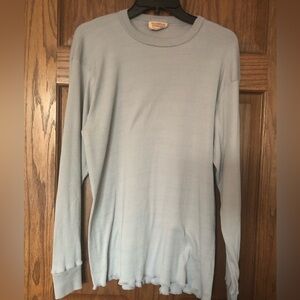 Vintage Northwest Passage Grey Thermal Crewneck Shirt Men Size L